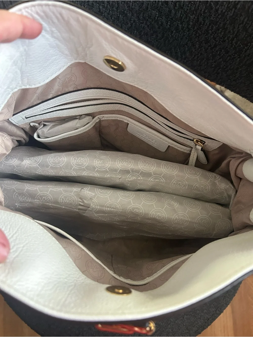 NWOT Michael Kors Hamilton Spray Large Leather Tote Bag